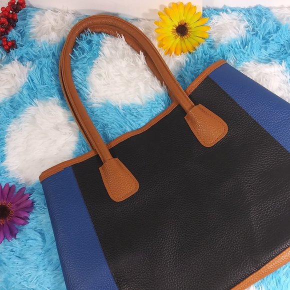 Handbags - ✅ NEIMAN MARCUS Large Tote Bag Vintage Colorblock